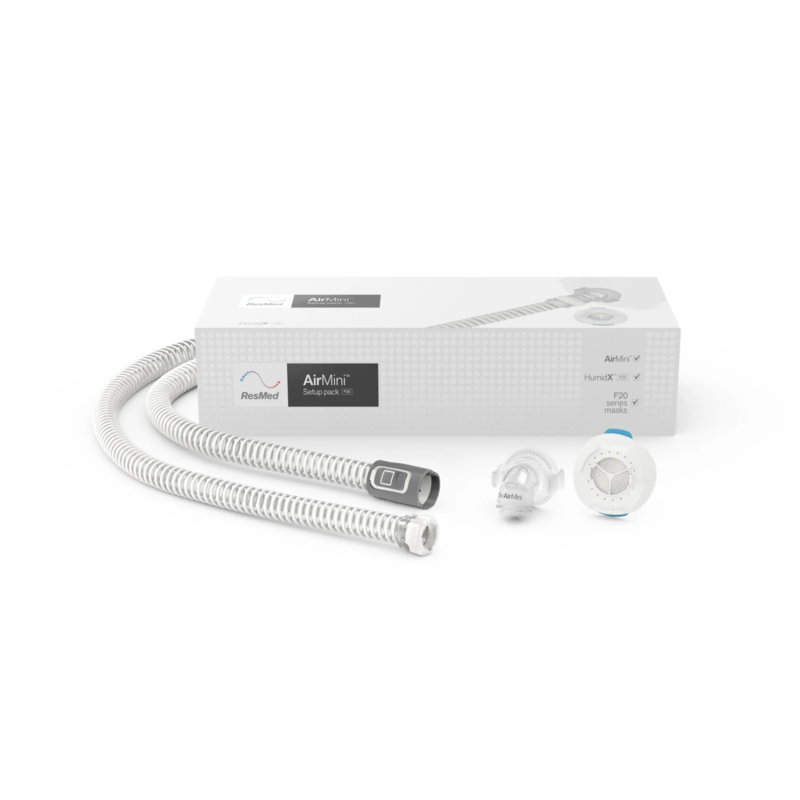 Paquete Manguera AirMini y codo para Mascarilla N20 - Mercado CPAP México. Distribuidor Oficial ResMed.